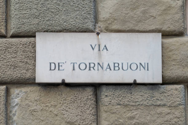 istock Via de tornabuoni street sign 1035433022
