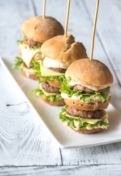 istock Burgers on the white plate 1035436344