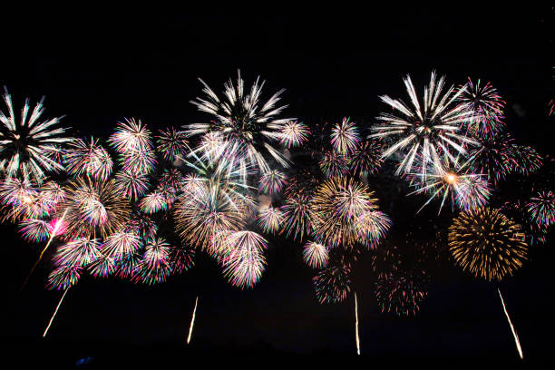 istock Beauty of sparkling fireworks 1035439432