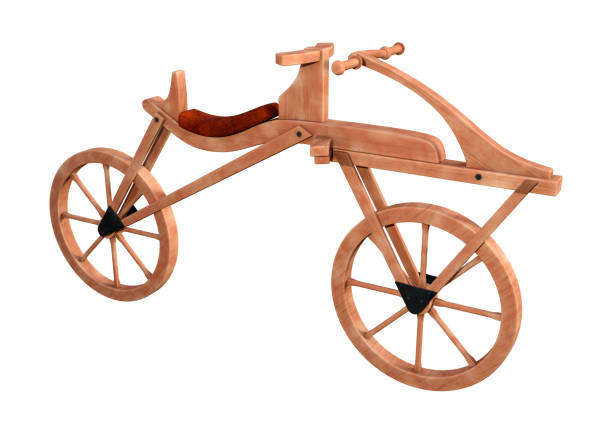 istock 3D illustration vintage bicycle on white 1035439522