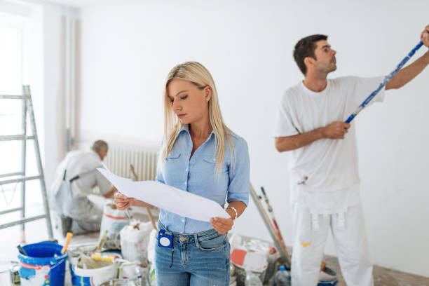 istock Portrait of an architect, painters and maintenance workers 1035448004