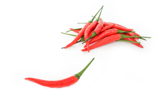 organic homegrown dry hot chili pepper image
