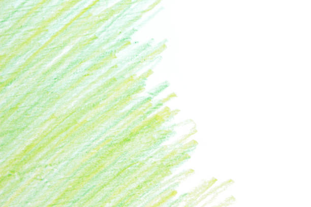 green stroke pencil drawing sketch abstract art.