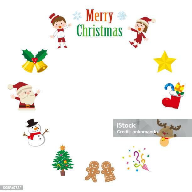 Illustration Of Christmas Image Stock Illustration - Download Image Now - Bell, Boys, Candy