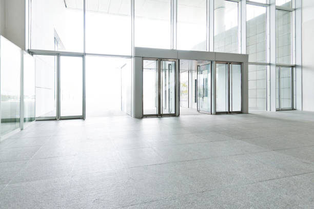 istock Bright lobby in morden office building 1035478672