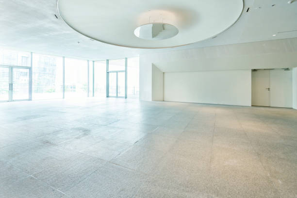 istock Bright lobby in morden office building 1035478712