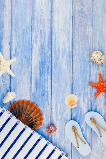 istock Flat lay concept of summer travel vacations 1035487978
