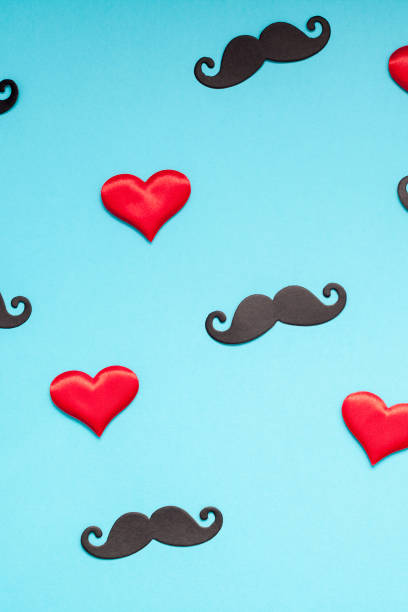 istock Paper moustaches for men fathers dad concept 1035488838