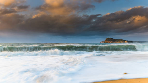 istock Early Morning Wild Seas with Clouds 1035492456