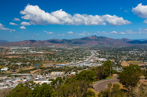 Views from Castle Hill Lookout, Townsville. QLD