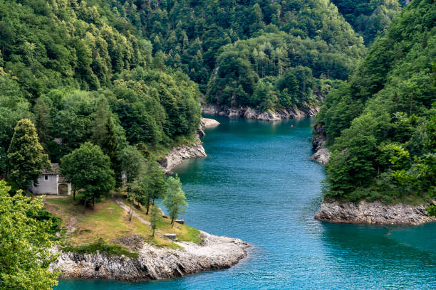 The valley known as Centovalli near Intragna, Ticino, Switzerland