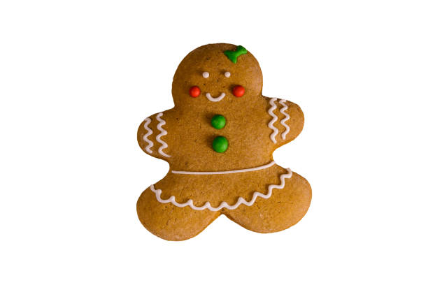 istock Christmas gingerbread girl isolated on a white background 1035507904