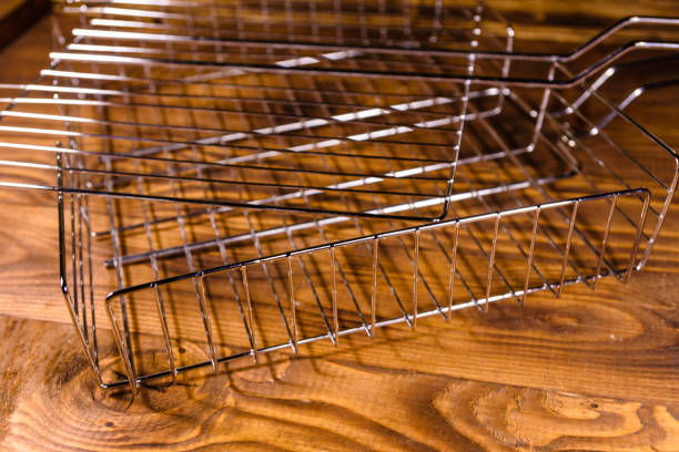 istock Empty barbecue grill on a wooden table 1035508214
