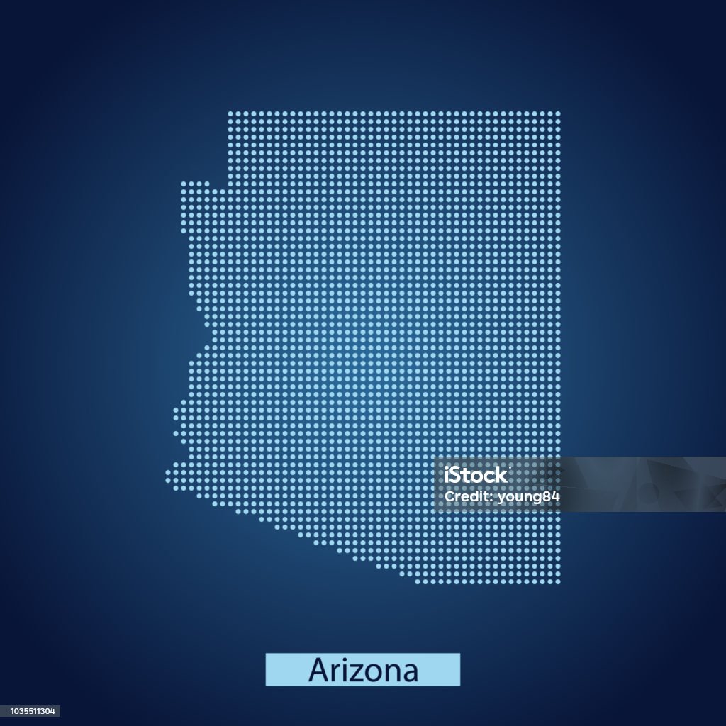 Az Mapbasic Arizona Map Stock Illustration - Download Image Now - Arizona ...
