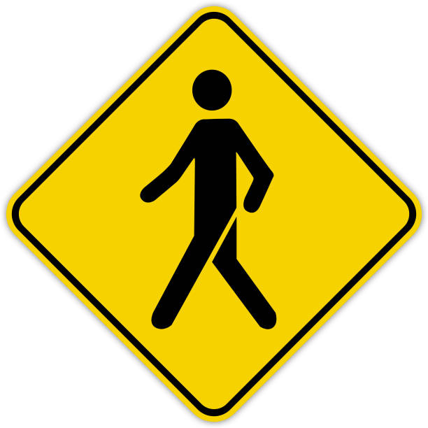 istock road sign in Quebec and Canada: Pedestrian crossing 1035518304