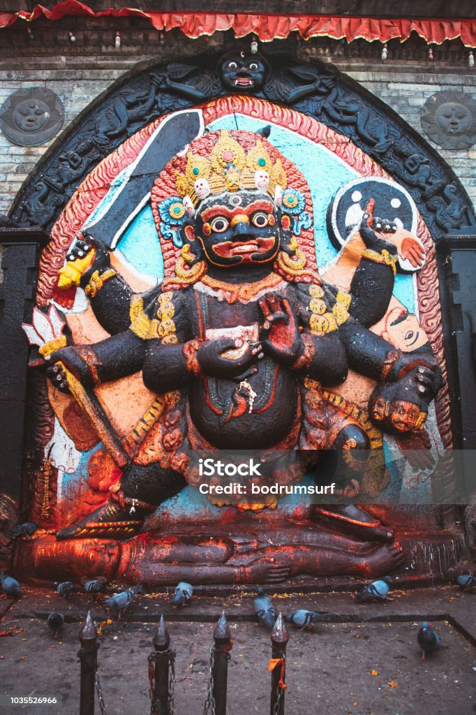 Kaal Bhairav Stock Photo - Download Image Now - Ancient, Architecture, Asia  - iStock