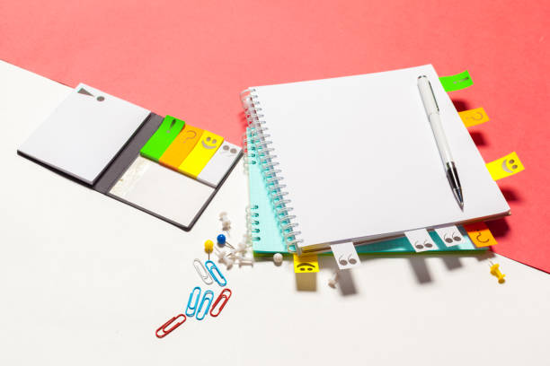 istock Colorful school supplies top view 1035533852