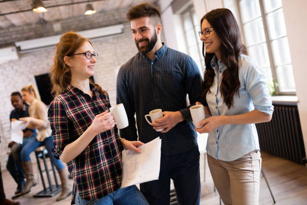 istock Portrait of young architects discussing in office 1035535122