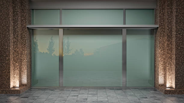 istock store display on the street 3d illustration 1035538884