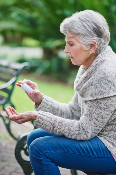 istock Managing her daily medicine intake 1035562072