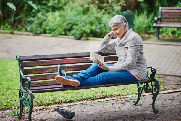 istock She’s got her favorite author to keep her company 1035562106