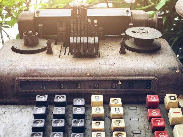 istock Old vintage typewriter decoration in cafe shop 1035571226