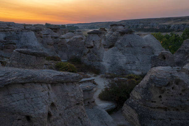 istock Writing on Stone Provincial Park Sunrise 1035573942
