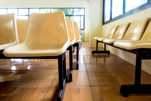 istock Empty chairs that nobody sit in the seminar room 1035578384