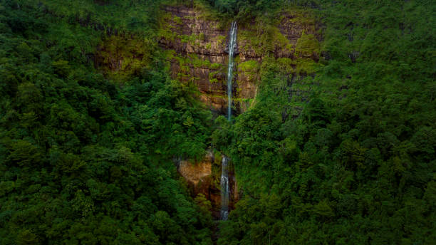 istock Small waterfall at Geopark Ciletuh 1035586200