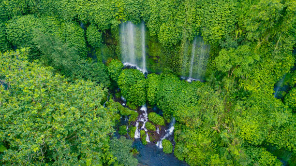 benang kelambu 滝の美しい風景 - tenggara ストックフォトと画像