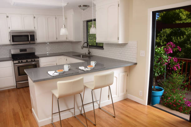 istock Breakfast for Two in White Kitchen on Sunny Morning 1035592456