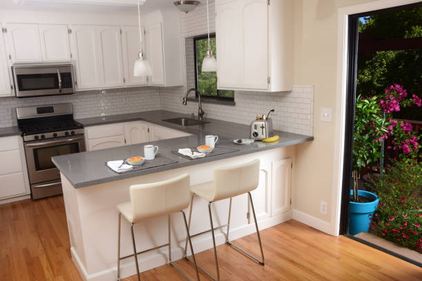 istock Breakfast for Two in White Kitchen on Sunny Morning 1035592462