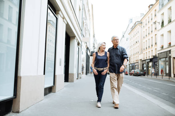 istock Senior couple having fun on weekend in Paris 1035595478