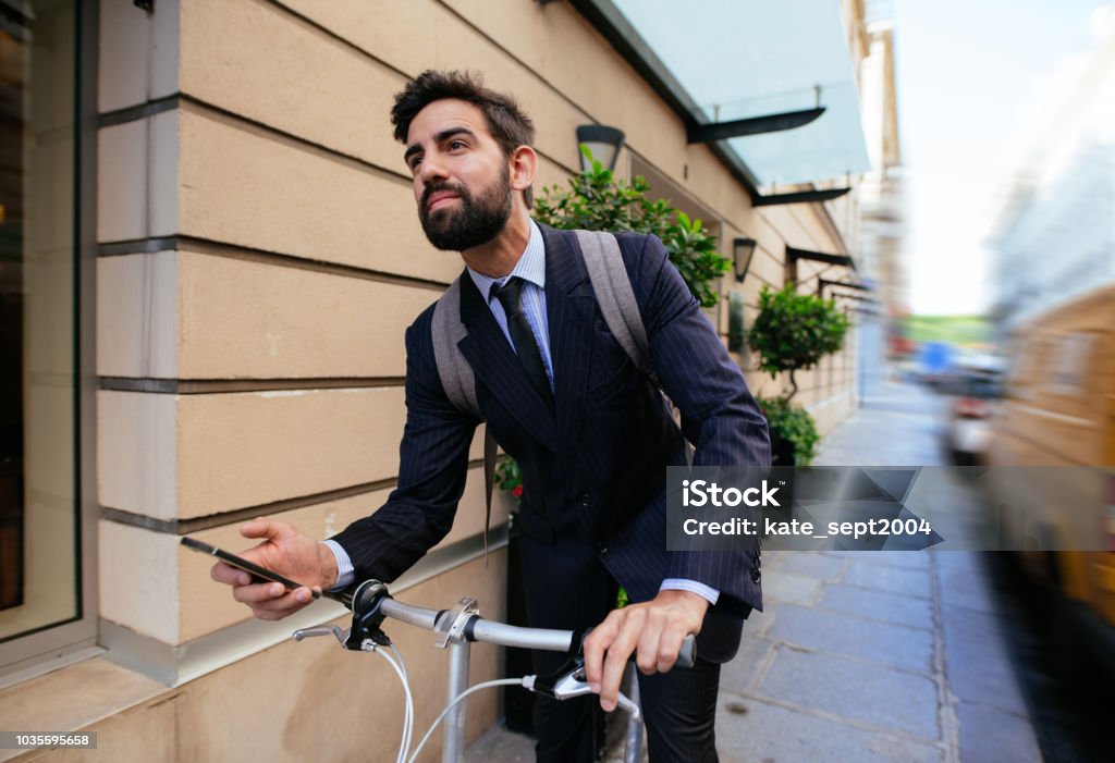 Person Rushing To Work Rushing To Work Stock Photo - Download Image Now - Adult, Adults Only ...