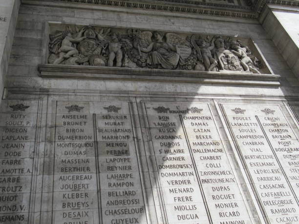 istock Close-up of the Arc de Triomphe in Paris 1035596120