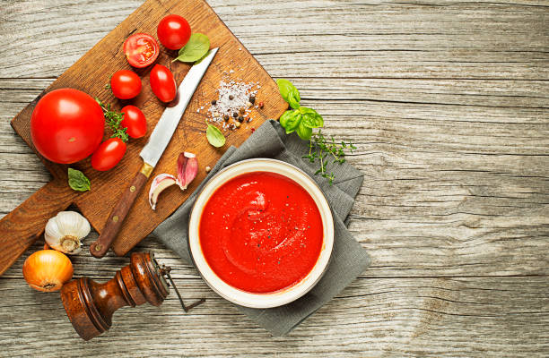 istock Fresh ingredients for cooking tomato sauce 1035599902