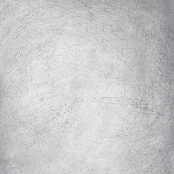 istock aluminium texture background, scratches on stainless steel. 1035603110
