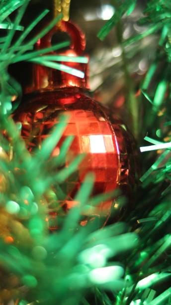 istock Christmas Red Ball in macro 1035618466