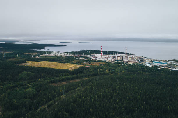 istock Nuclear Power Plant equipped with a Atomic Reactor 1035624512