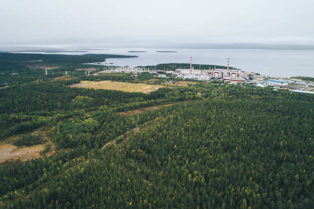 istock Nuclear Power Plant equipped with a Atomic Reactor 1035624566