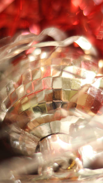 istock Christmas Silver Ball Decoration in macro mode 1035630408