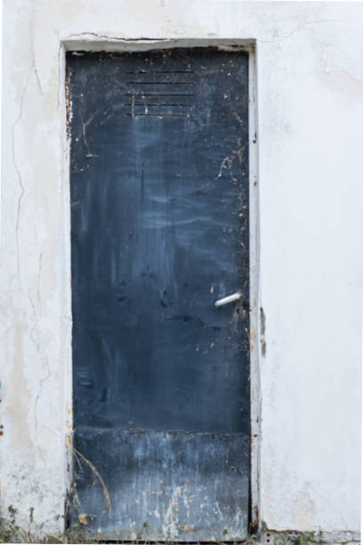 istock Dark blue door with wall 1035635226