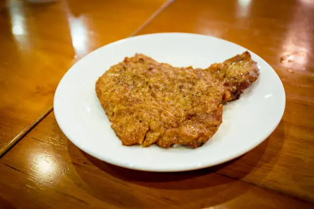 Deep fried pork chop