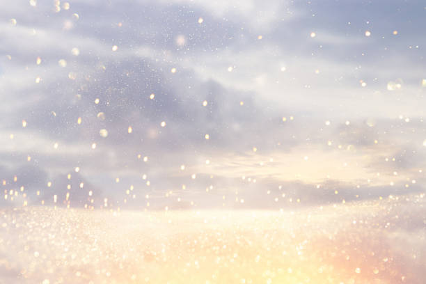 istock glitter vintage lights background. silver, blue, purple and gold. de-focused. 1035636010