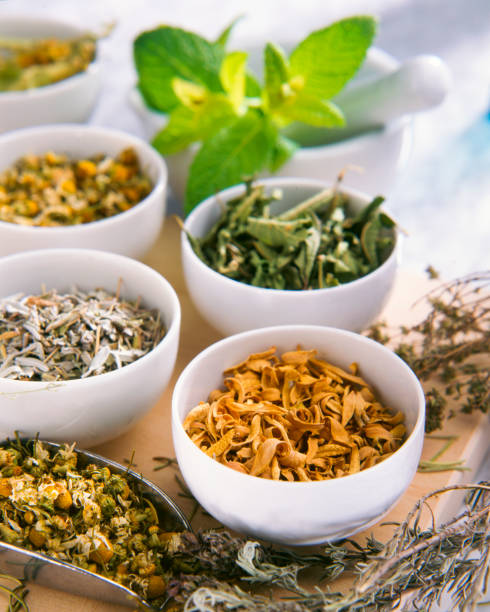 Alternative Medicine. Herbal Therapy.. stock photo