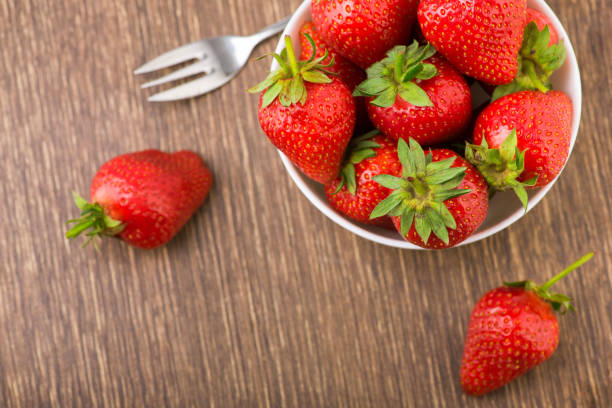 istock Fresh red strawberry in a bowl 1035662382