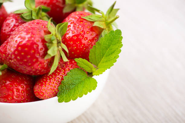 istock Fresh red strawberry in a bowl 1035663006