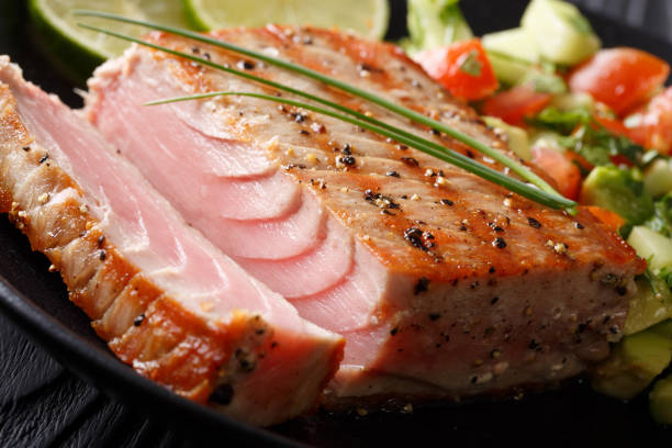 istock Delicious grilled steak steak in a lime marinade macro. horizontal 1035668138