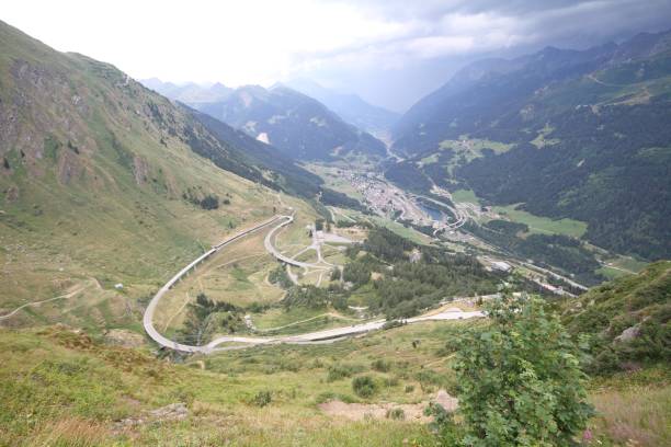 istock St Gotthard mountain pass in swiss alps 1035675654