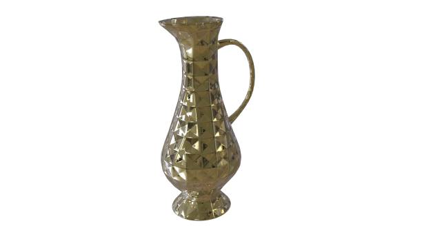 istock 3d render of a golden jug 1035695868
